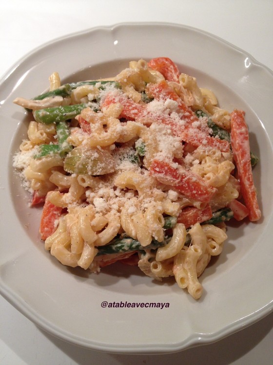 1. assiette finale avec parmesan