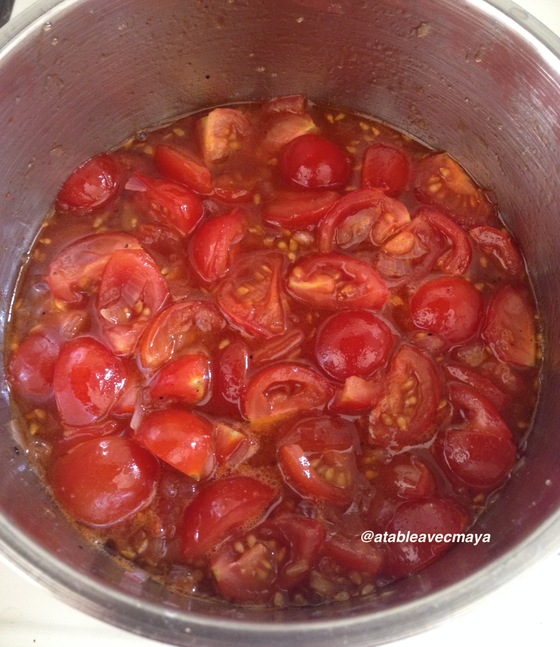 3. debut cuisson tomates