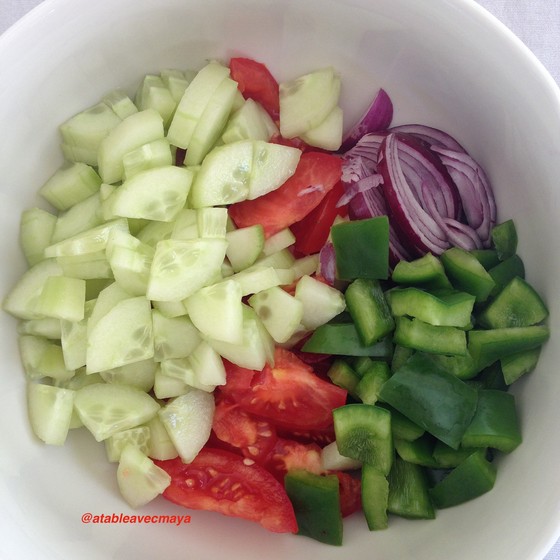 2. légumes crus