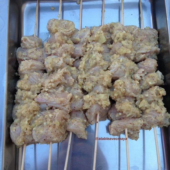 5. brochettes