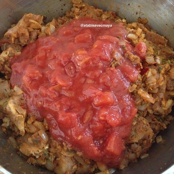 9. on ajoute tomates