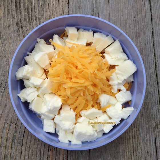 2. cheddar mozza