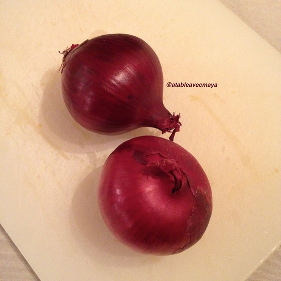 4. oignons rouges