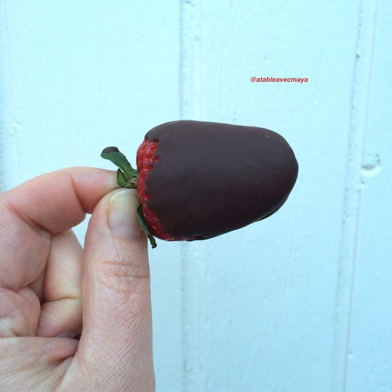 8. fraise au chocolat