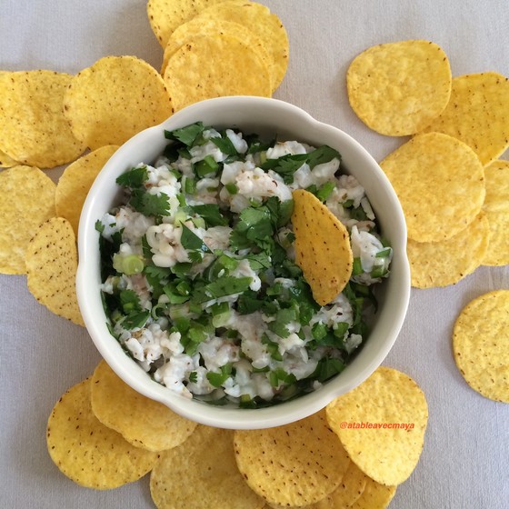 9. le ceviche et ses chips